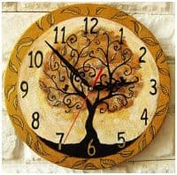 Настенные часы авторские Волшебное Дерево Диаметр 25 см