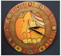 Настенные часы авторские Сказочный Слон Диаметр 25 см