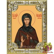 Икона освященная &quot;Елизавета,Елисавета чудотворица ,игумения Константинопольская преподобная&quot;, 18x24 см, со стразами