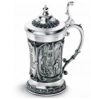 Кружка пивная оловянная Почтальон Серия Карл Шпицвег 0,2 литра 15 см Artina