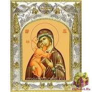 Икона освященная &quot;Владимирская икона Божией Матери&quot;, 14x18 см