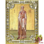 Икона освященная &quot;Иерофей преподобный&quot;, 18x24 см со стразами, 18x24 см