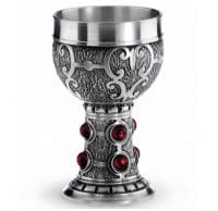 Бокал для вина оловянный серия Рубин Высота 11,5 см Artina Австрия
