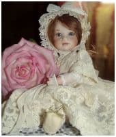 Итальянская фарфоровая кукла Lulu Лулу Высота 24 см. Италия Montedragone  Ручная работа