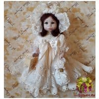 Итальянская фарфоровая кукла Maria A Мария Montedragone. 28 см. Ручная работа. Италия