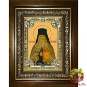 Икона освященная &quot;Феофан Затворник,Вышенский,святитель,чудотворец&quot;, 18x24 см, со стразами, в деревянном киоте 24x30 см, 24x30 см
