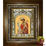 Икона освященная &quot;Соломон праотец&quot;, 14x18 см, в деревянном киоте 20x24 см, 20x24 см