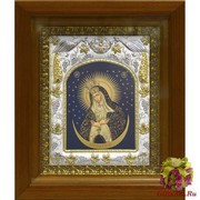 Икона освященная &quot;Остробрамская Божия Матерь&quot;, в киоте 20x24 см, 20x24 см