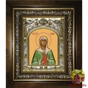 Икона освященная &quot;Ариадна Промисская мученица&quot;, 14x18 см, в деревянном киоте 20x24 см, 20x24 см