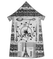 Настенные часы авторские Завтрак в Париже 2 Высота 38 см