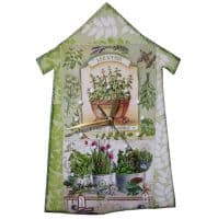 Настенные часы авторские Травы Прованса Высота 38 см