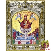 Икона освященная &quot;Живоносный источник Божией Матери&quot;, 14х18см, 14x18 см