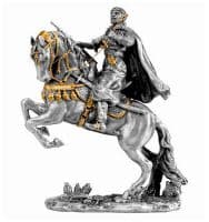 Воин на скакуне фигурка из олова Высота 10 см США