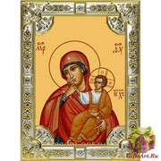 Икона освященная &quot;Ватопедская икона Божией Матери&quot;, 18x24 см, со стразами