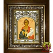 Икона освященная &quot;Даниил пророк&quot;, 14x18 см, в деревянном киоте 20x24 см, 20x24 см