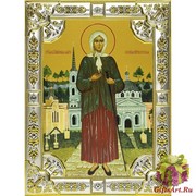 Икона освященная &quot;Ксения Петербургская (Петербуржская)&quot;, 18x24 см, со стразами