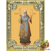 Икона освященная &quot;Петр Митрополит Московский ,святитель&quot; ,18х24см со стразами, 18x24 см