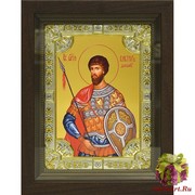 Икона освященная &quot;Виктор Никомидийский ,мученик&quot;, в киоте 24x30 см, 24x30 см