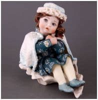 Статуэтка Sibania фарфоровая Зима Коллекция 4 сезона Италия