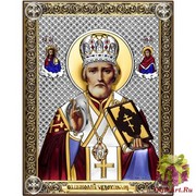 Икона освященная &quot;Николай Чудотворец архиепископ Мир Ликийских&quot;, 14x18 см