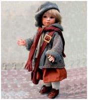 Итальянская фарфоровая кукла Martina Мартина Высота 45 см. Италия Montedragone Ручная работа