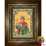 Икона освященная &quot;Соломон праотец&quot;, 18x24 см, со стразами, в деревянном киоте 24x30 см, 24x30 см