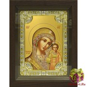 Икона освященная &quot;Казанская икона Божией Матери&quot;, в киоте 24x30 см, 24x30 см