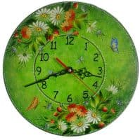 Настенные часы авторские Лето Диаметр 30 см Ручная роспись - вид 1 миниатюра