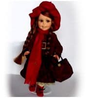 Итальянская фарфоровая кукла Annetta Анетта Высота 38 см. Италия Montedragone  Ручная работа