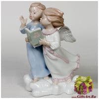 Ангелы Ангельское пение Фарфор Высота 17 см