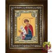 Икона освященная &quot;Соломон праотец&quot;, 18x24 см, со стразами, в деревянном киоте 24x30 см, 24x30 см