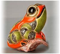 Эксклюзивная статуэтка Лягушёнок на листике De Rosa Rinconada Высота 8 см