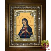 Икона освященная &quot;Калужская икона Божией Матери&quot;, 18x24 см, со стразами, в деревянном киоте 24x30 см, 24x30 см