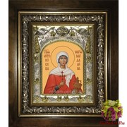 Икона освященная &quot;Мария Магдалина равноапостольная, мироносица&quot;, 14x18 см, в деревянном киоте 20x24 см, 20x24 см