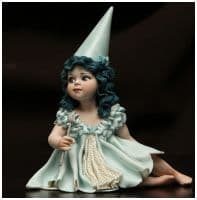 Статуэтка Sibania фарфоровая кукла Фея  Fata turchina4 Высота 15 см. пр-во Италия