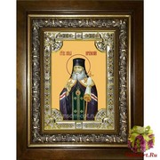 Икона освященная &quot;Лука святитель, исповедник ,архиепископ Крымский&quot;, 18x24 см, со стразами, в деревянном киоте 24x30 см, 24x30 см