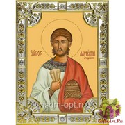 Икона освященная &quot;Лаврентий Римский архидиакон мученик&quot;, 18x24 см стразами, 18x24 см