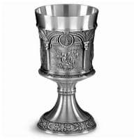 Бокал для вина из олова Серия Выдающиеся художники Карл Шпицвег. Высота 13,5 см Artina