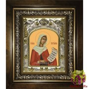 Икона освященная &quot;Татиана,Татьяна мученица&quot;, 14x18 см, в деревянном киоте 20x24 см, 20x24 см