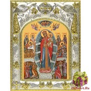 Икона освященная &quot;Всех скорбящих Радость икона Божией Матери&quot;, 14x18 см