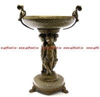 Фруктовница. Фарфор и бронза. Декор Медичи. Ручная работа. Высота 36 см