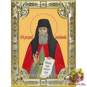 Икона освященная &quot;Феодор Санаксарский праведный (Фёдор)&quot;, 18x24 см, со стразами