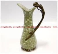 Кувшин. Императорский фарфор и бронза. Декор Елисейские поля. Ручная работа. Высота 23 см