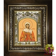 Икона освященная &quot;Лариса Готфская ,мученица&quot;, 14x18 см, в деревянном киоте 20x24 см, 20x24 см