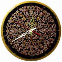 Настенные часы авторские Караваджио Ручная роспись Размер 30 см