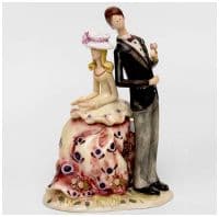 Фарфоровая статуэтка Молодожёны. Серия Мадмуазель Высота 23 см Дизайн-группа Cosmos