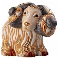 Cтатуэтка Овен Эксклюзивная керамическая фигурка De Rosa Rinconada Длина 11 см