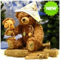 Коллекционный медведь Hermann 17 Музейный Медведь Солнечные горы 17. Sonneberger Museumsb&#228;r 2010. Ограниченный тираж 100 штук Германия Высота 38 см