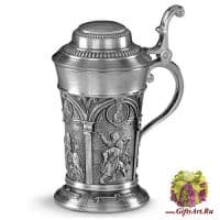 Мини-Кружка стопка из олова Серия Альбрехт Дюрер. Высота 8,5 см, Artina