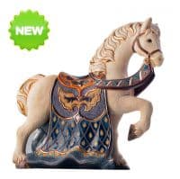 Императорский конь Imperial Horse. Эксклюзивная керамическая фигурка De Rosa Rinconada, лимит 1000, Длина 30 см